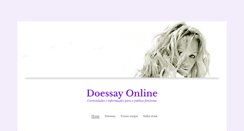 Desktop Screenshot of doessayonline.com